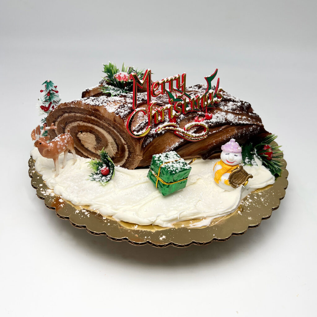 Yule Log Cake Chocolate Mousse Palermo 365 Shop